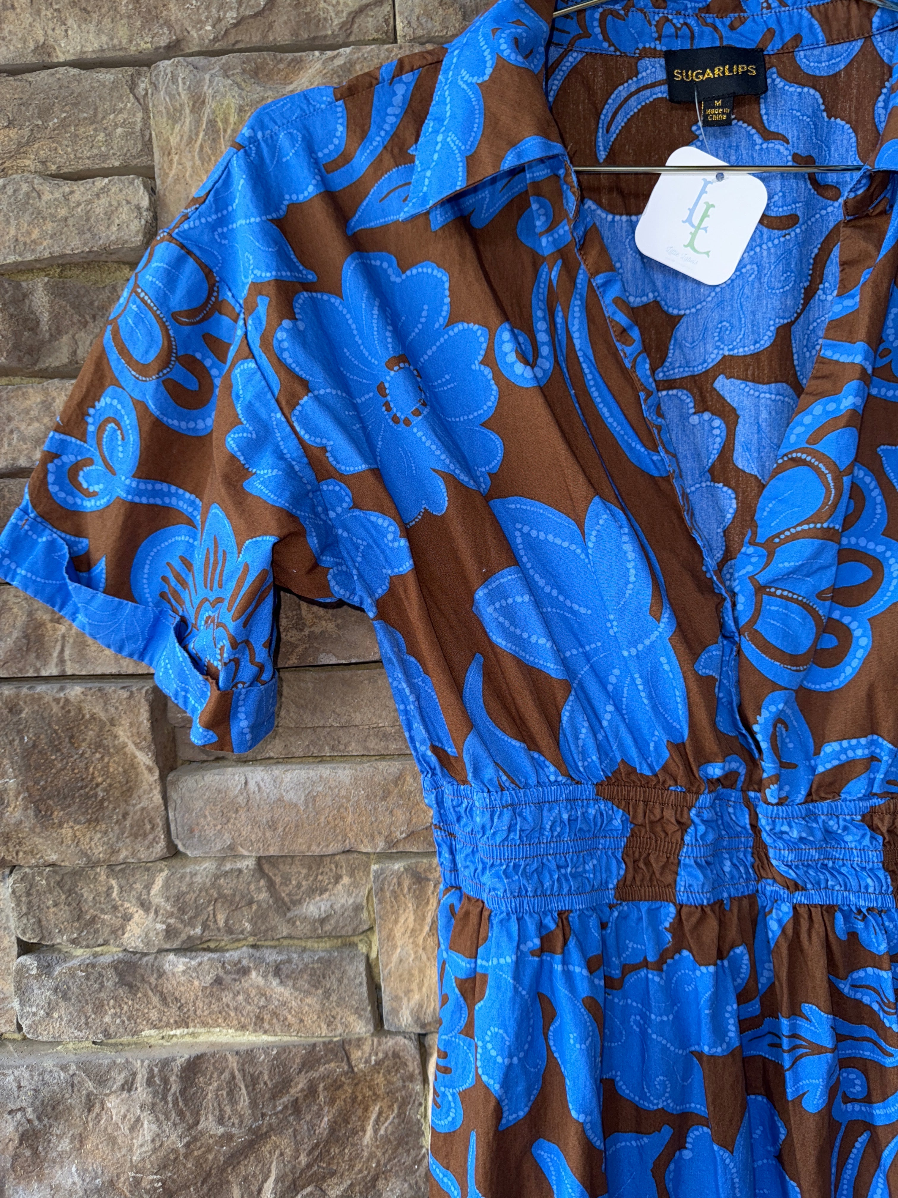 Sugarlips Brown & Blue SS Maxi M