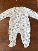 Kissy Kissy Dino Footie 3-6m
