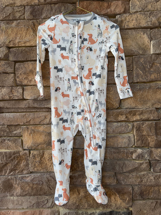 Copper Pearl Dog Zipper 12-18M