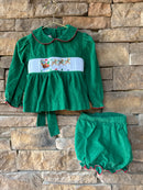 Southern Smocked Company Santa & Reindeer Set 24m