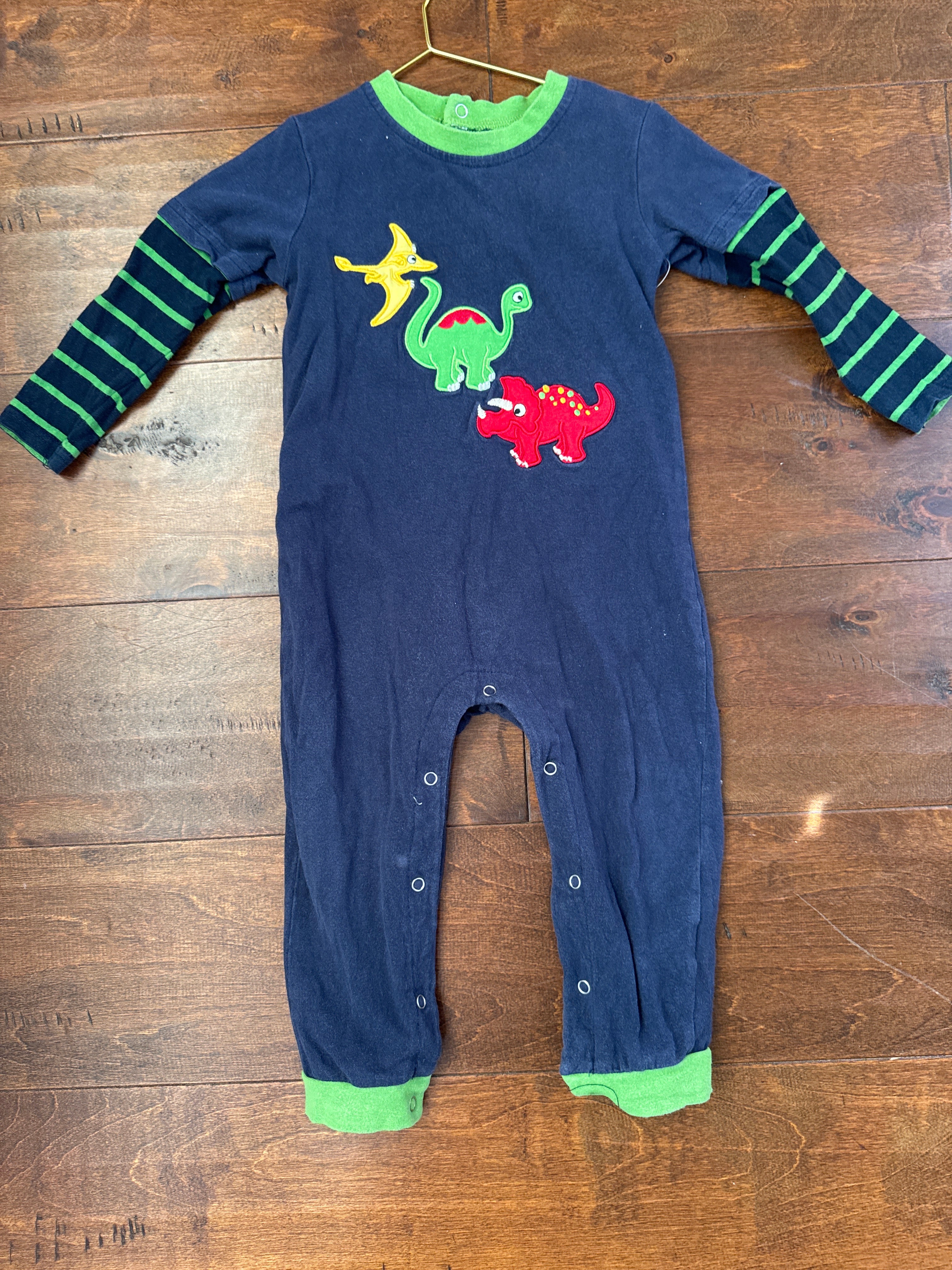 Be Mine Dino Romper 24M