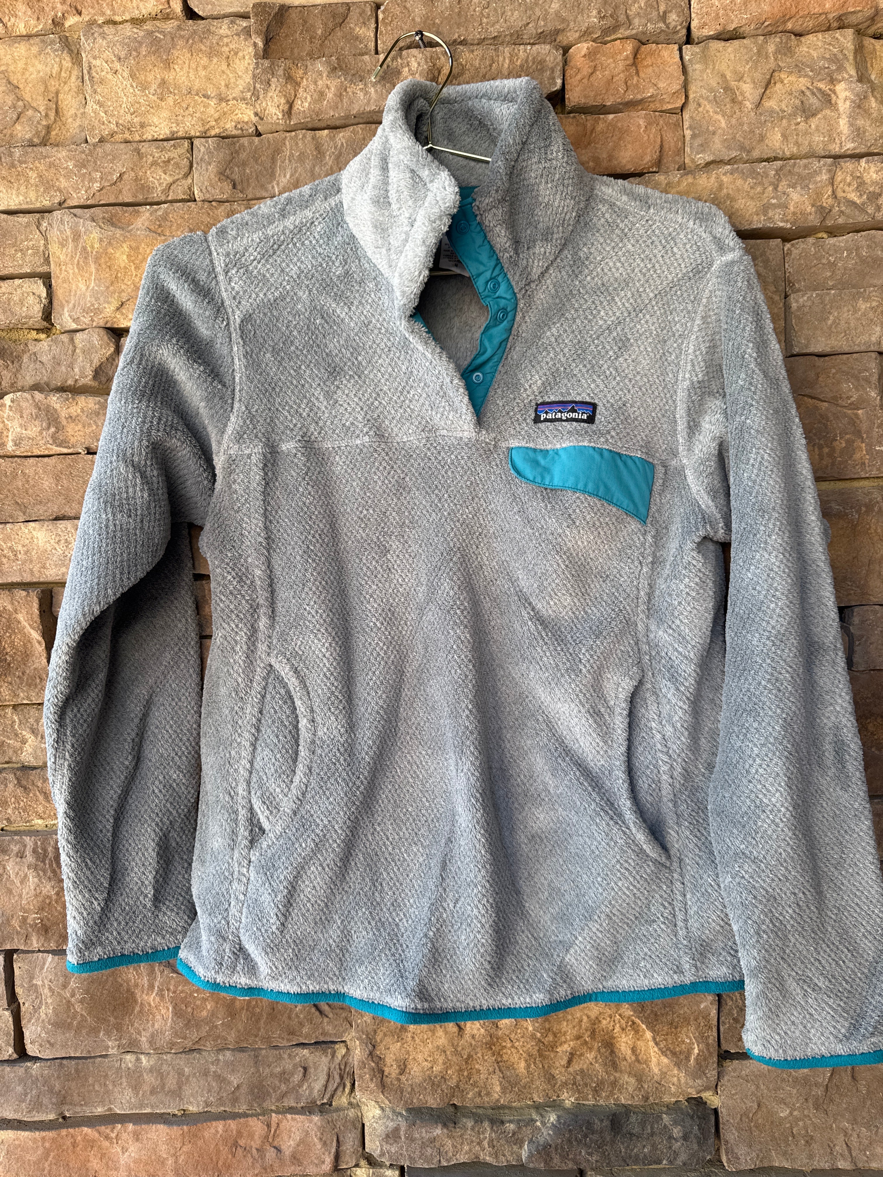 Patagonia GreyTurq Fleece M