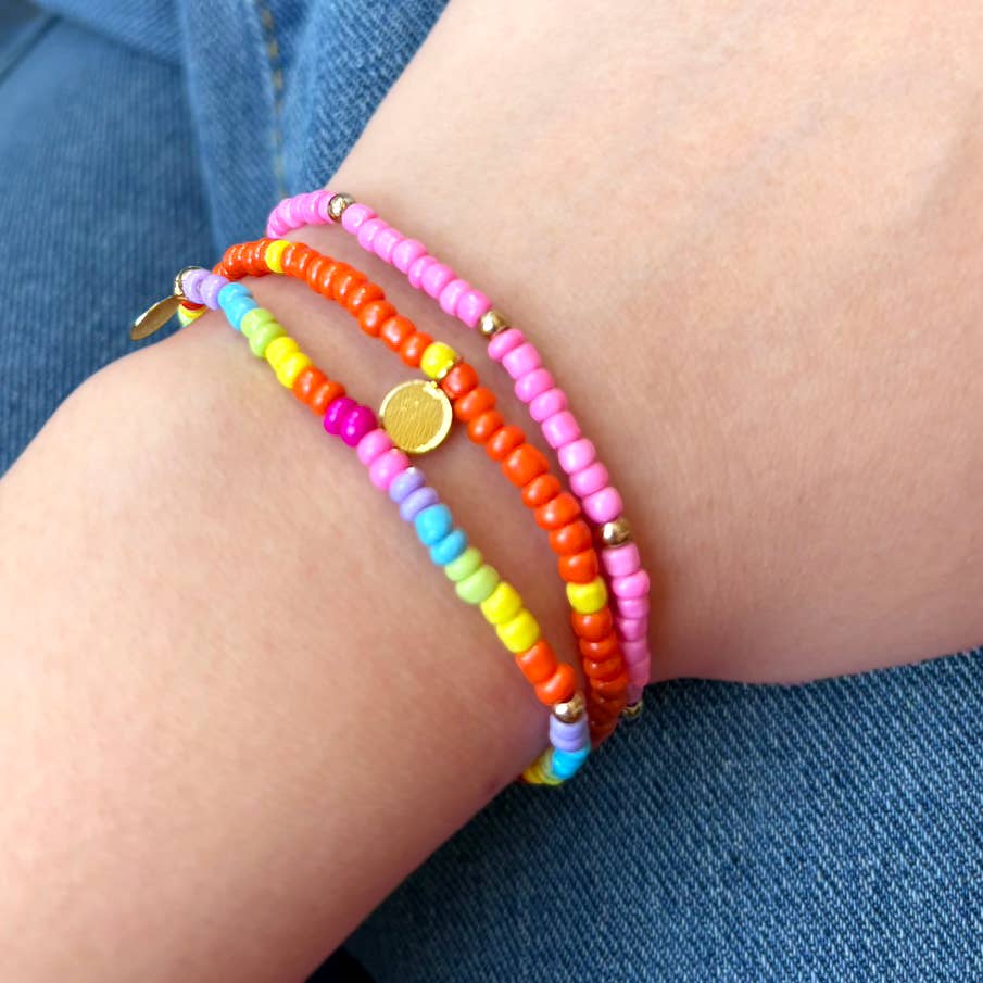 Rainbow Mini Beads Bracelet