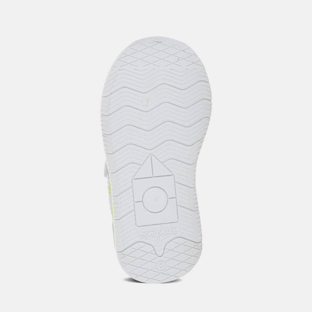 Wynn Boys Hook & Loop Sneaker: Light Grey