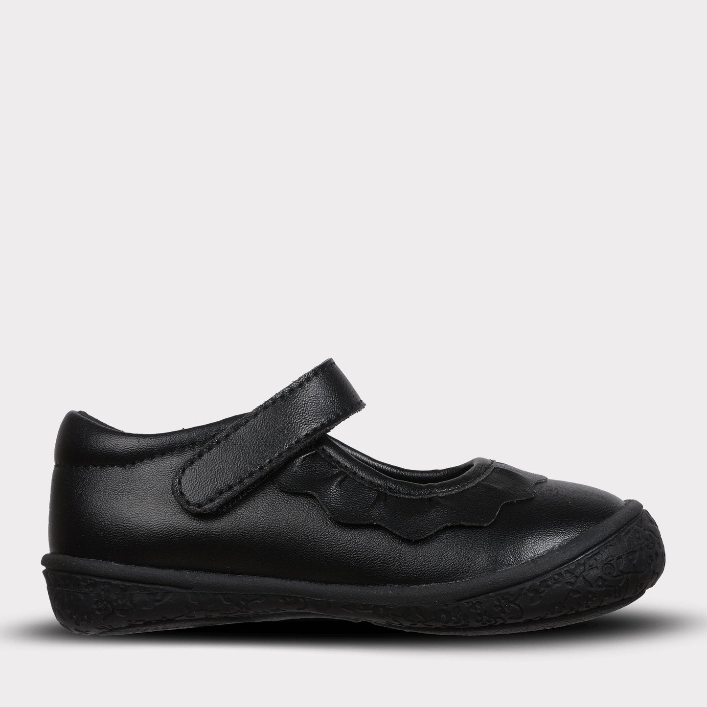 Amina Leather Girls Mary Jane Shoe: Brown Leather