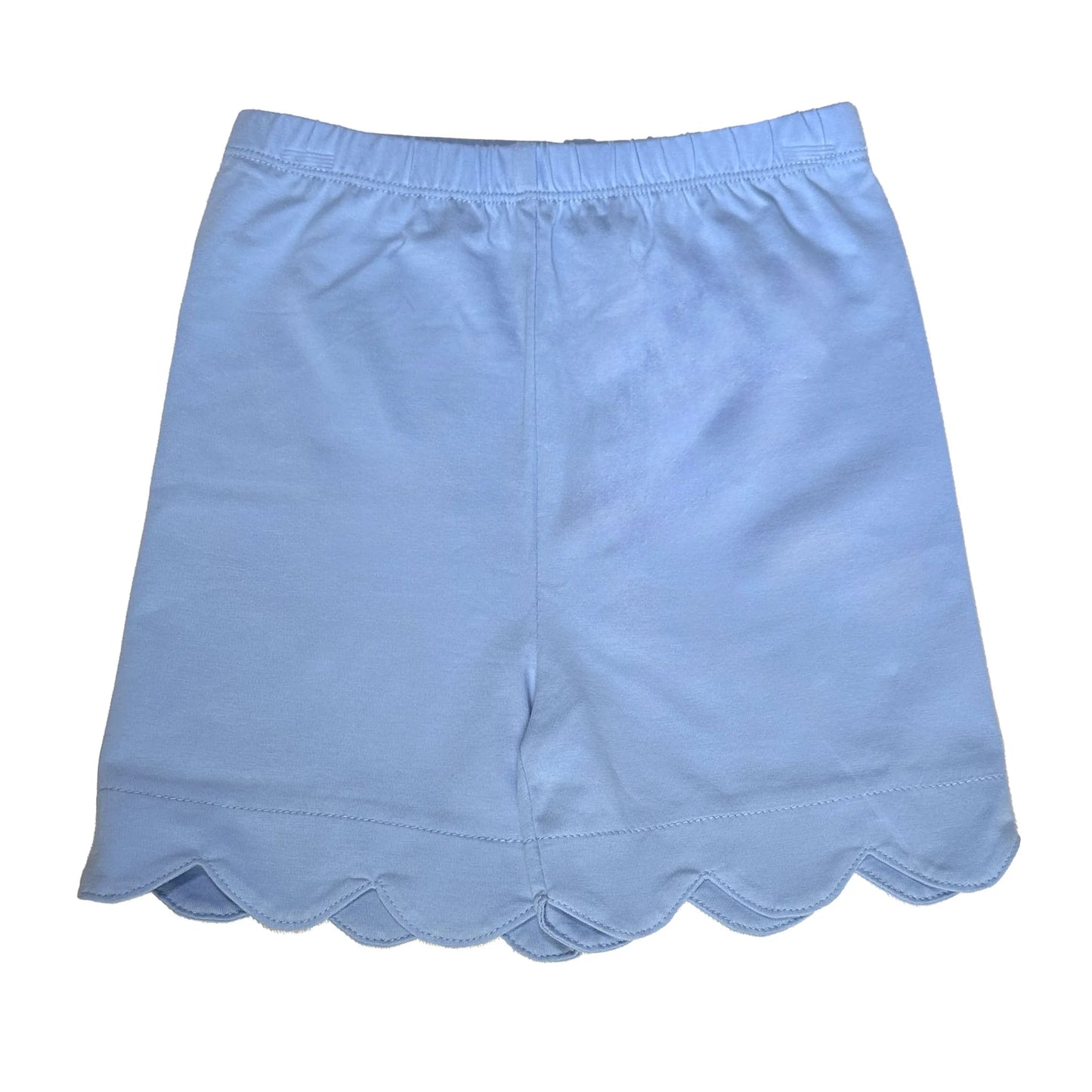 Scalloped Cartwheel Shorts - Blue and Pink
