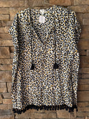 JCrew Leopard Coverup S