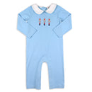 Boys Collar Romper - Nutcracker: 12M