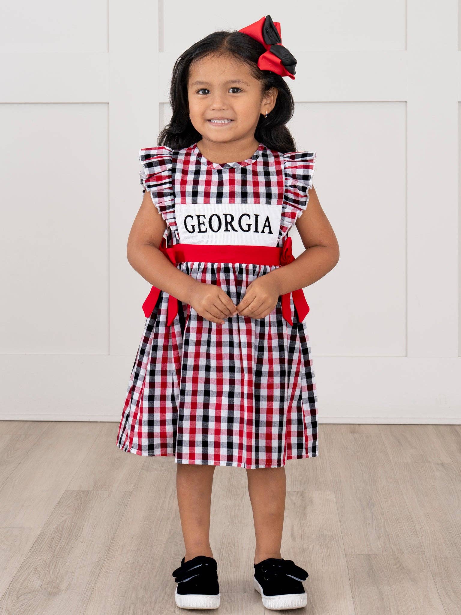 Georgia Smocked Gingham Dress: S(2yrs)