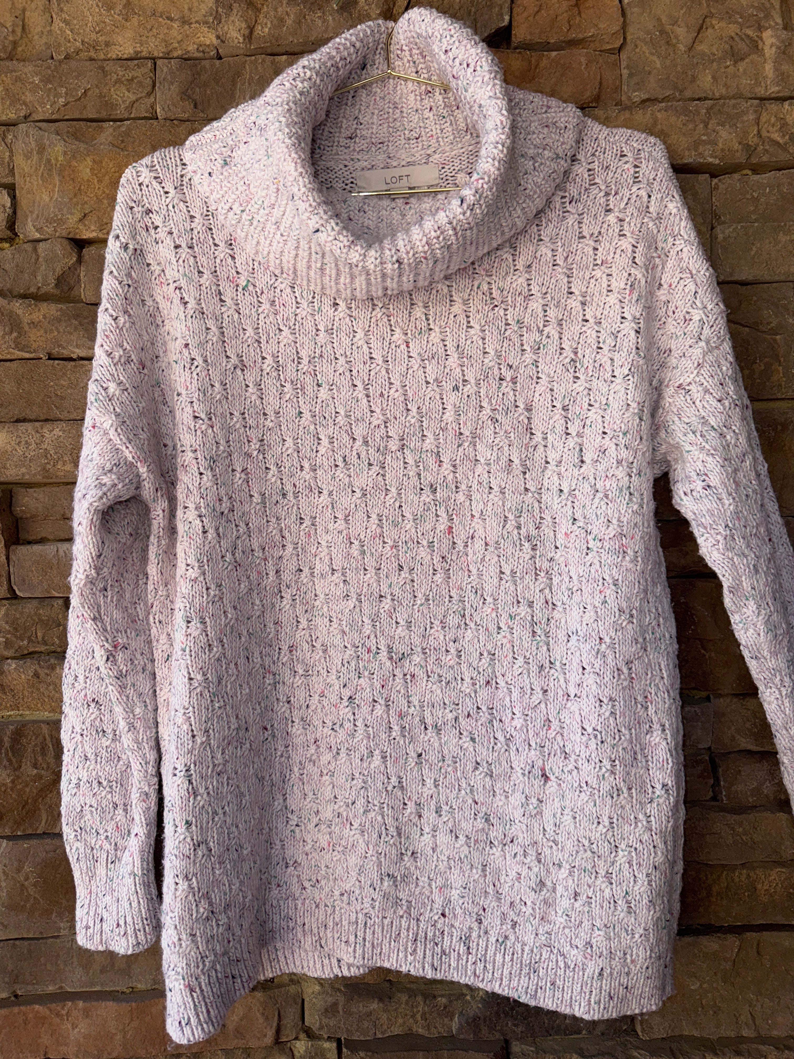 Loft Multi Roll Neck Sweater L
