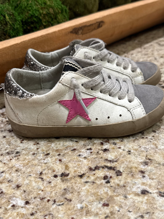 Shu Shop Pink Star Glitter Shoes 10c