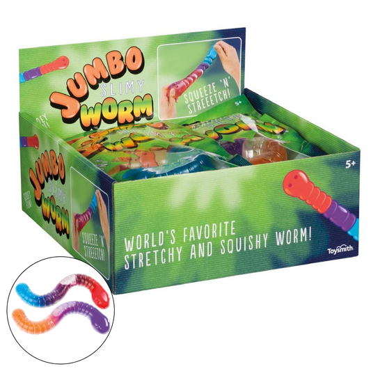 Jumbo Slimy Worm Stretchy Squishy Toy