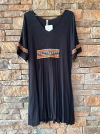 Uncle Frank/Anthro Embroidered Dress L