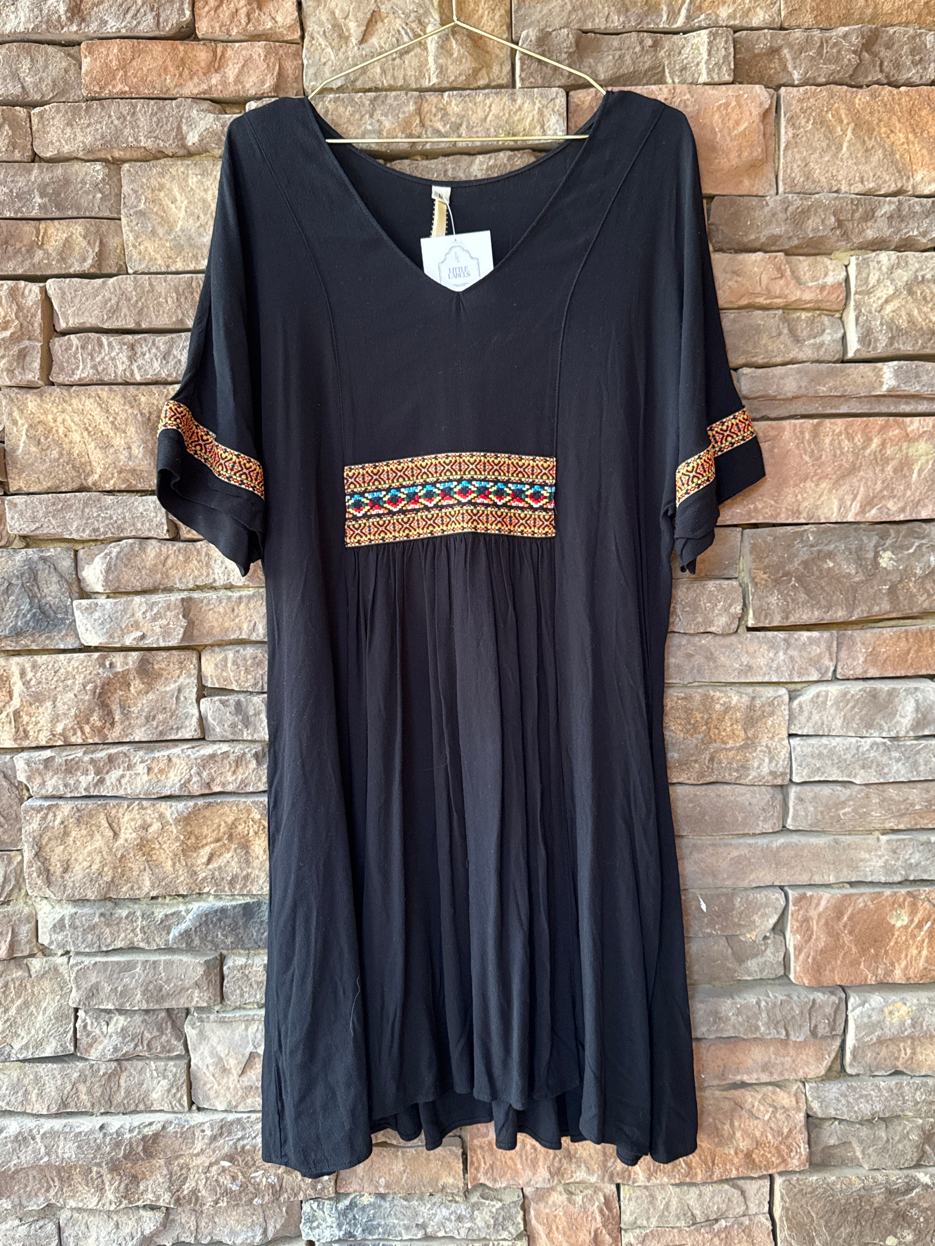 Uncle Frank/Anthro Embroidered Dress L