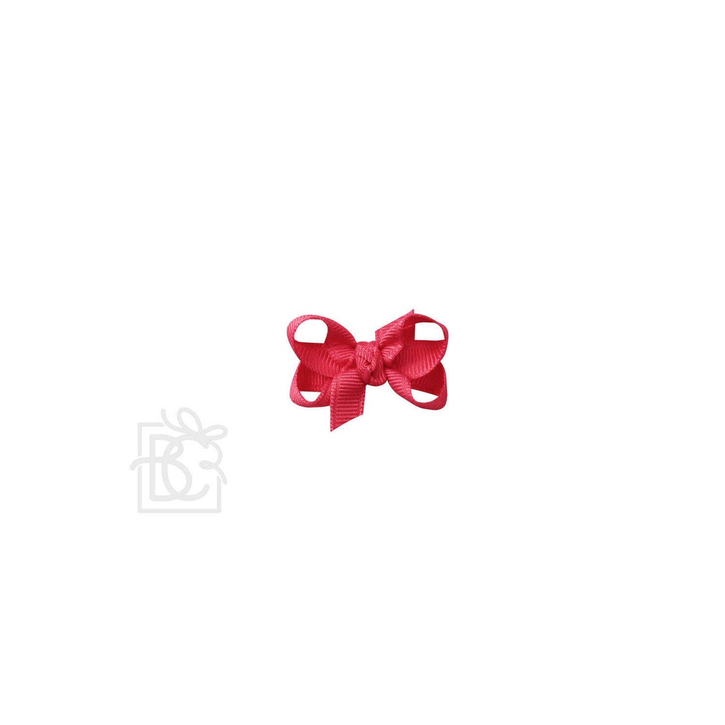 SIGNATURE GROSGRAIN BOW ON CLIP: 6.5" Jumbo - 2.25" Ribbon on Lg. Alligator Clip / FOREST GREEN