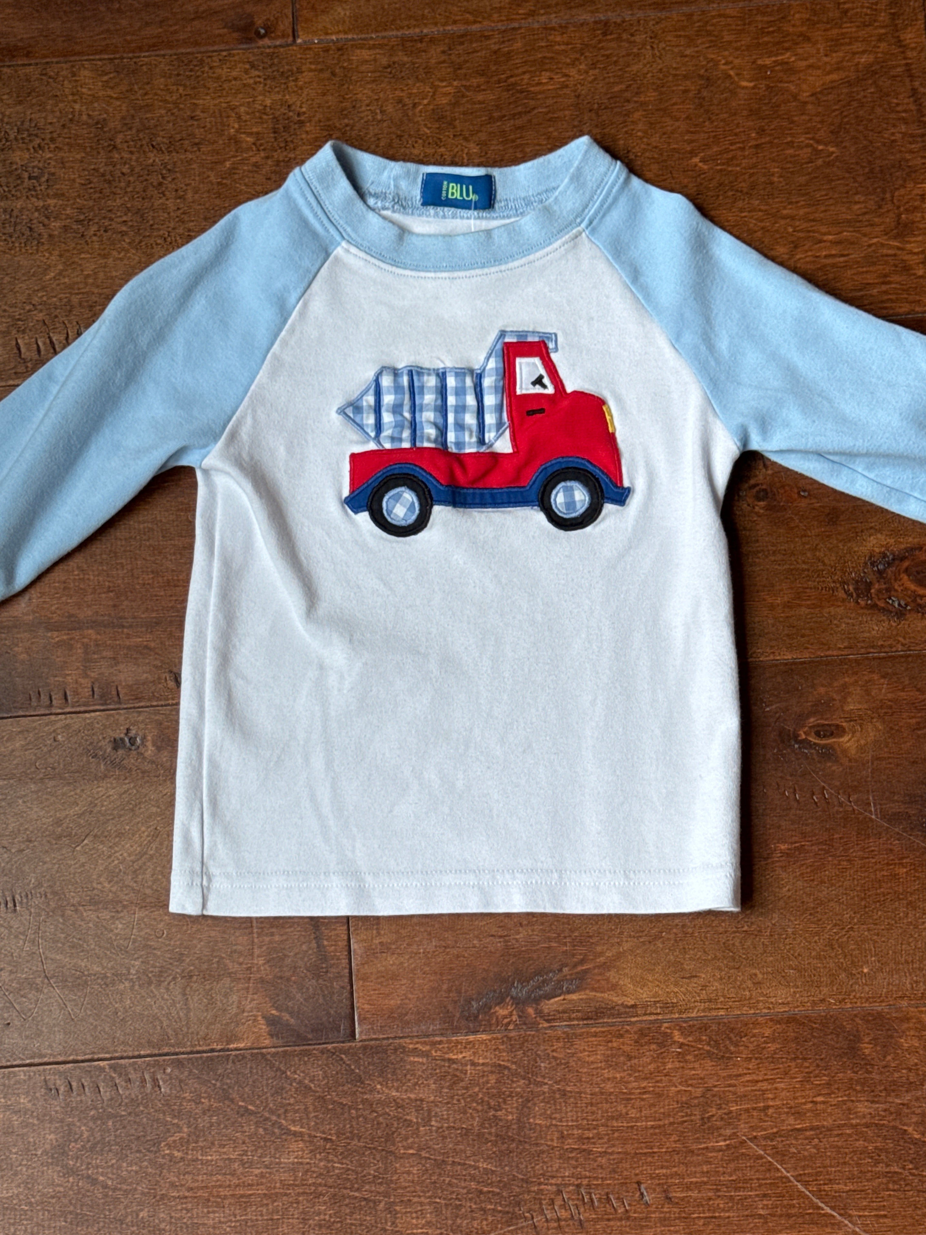 CottonBlu Dump Truck LS Shirt 2T