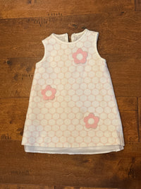 FE Pink Flower Aline Dress 3T