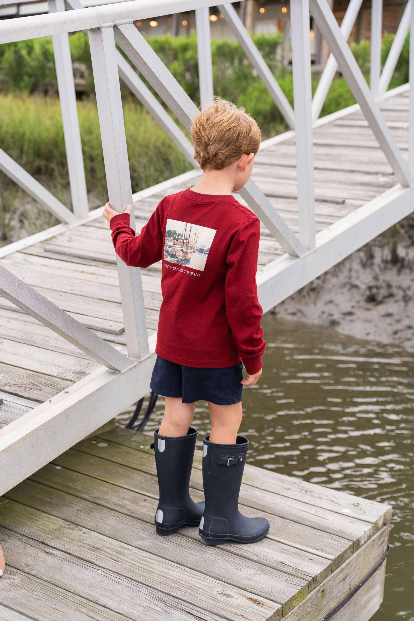 Inlet Boys Performance Short- Navy