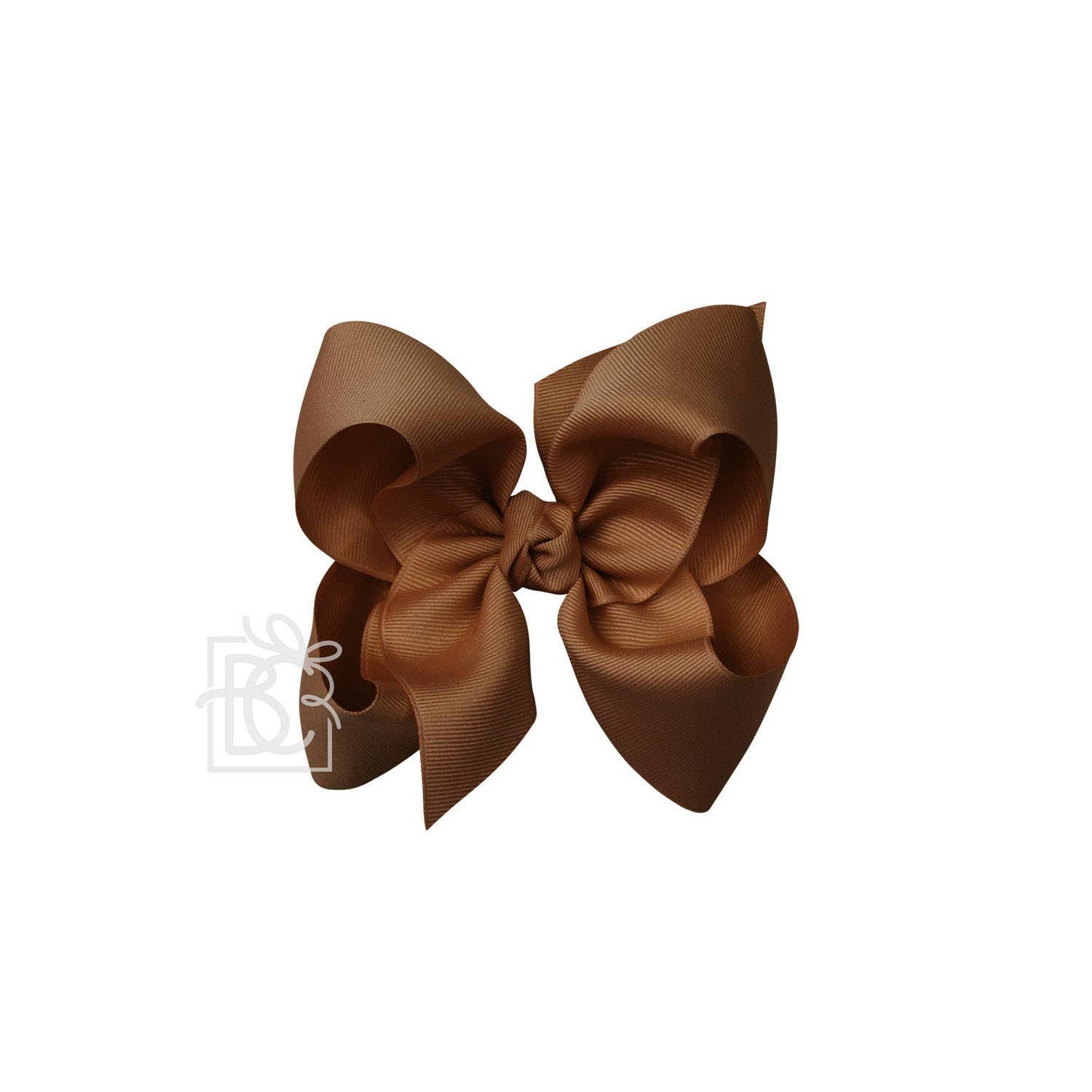 SIGNATURE GROSGRAIN BOW ON CLIP: 5.5" Huge - 2.25" Ribbon on Alligator Clip / TURFTAN