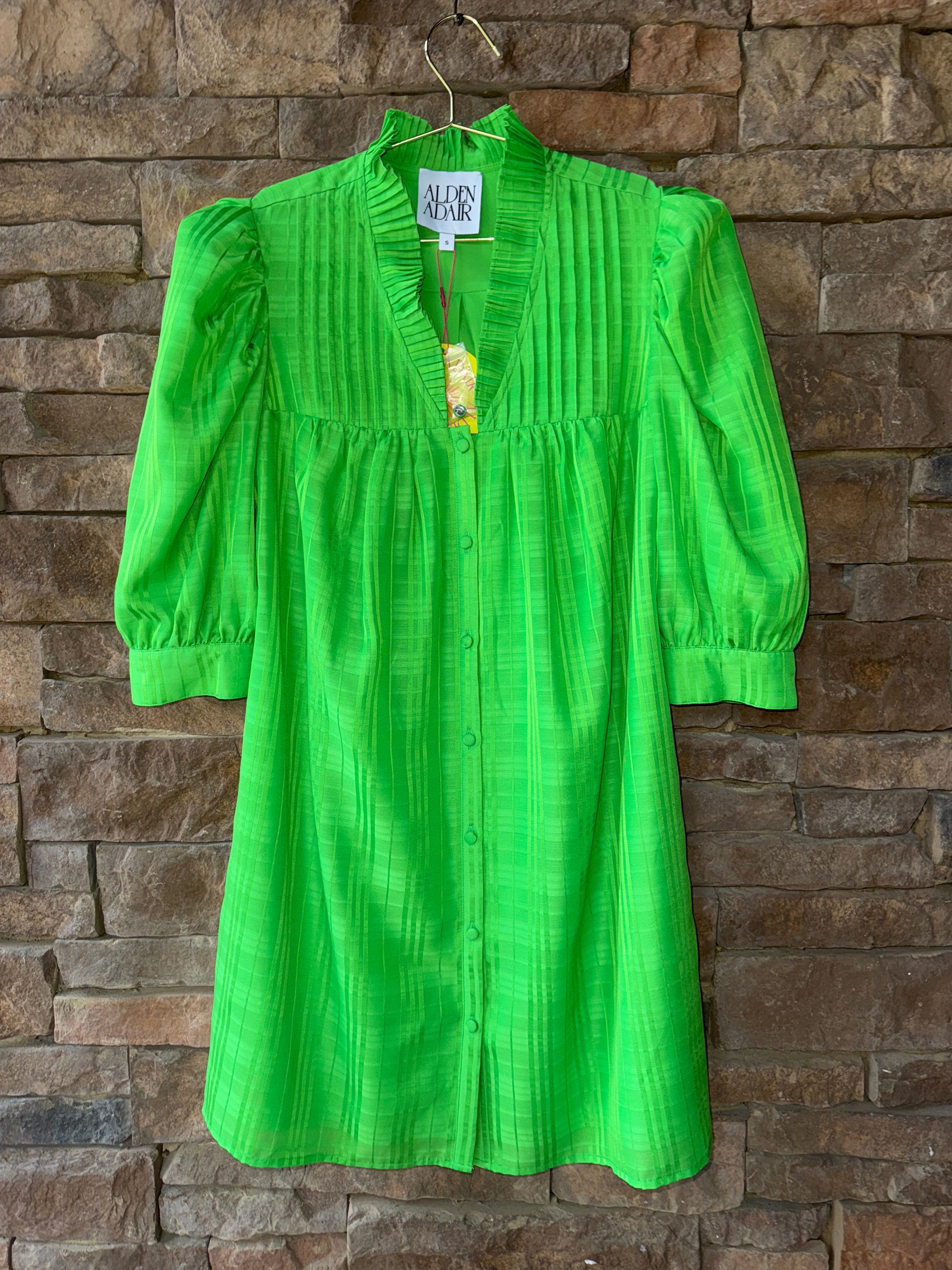 Alden Adair Abigail Dress Greenery S