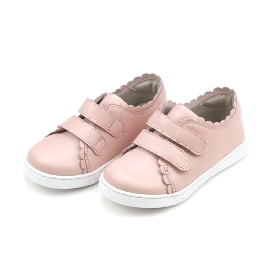 Caroline Scalloped Sneaker-Pink