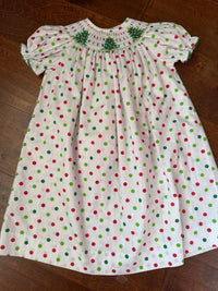 This & That Smocked Christmas Dress 3T