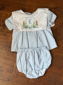 Busy Bee Smocks Diaper Set "K" 18M
