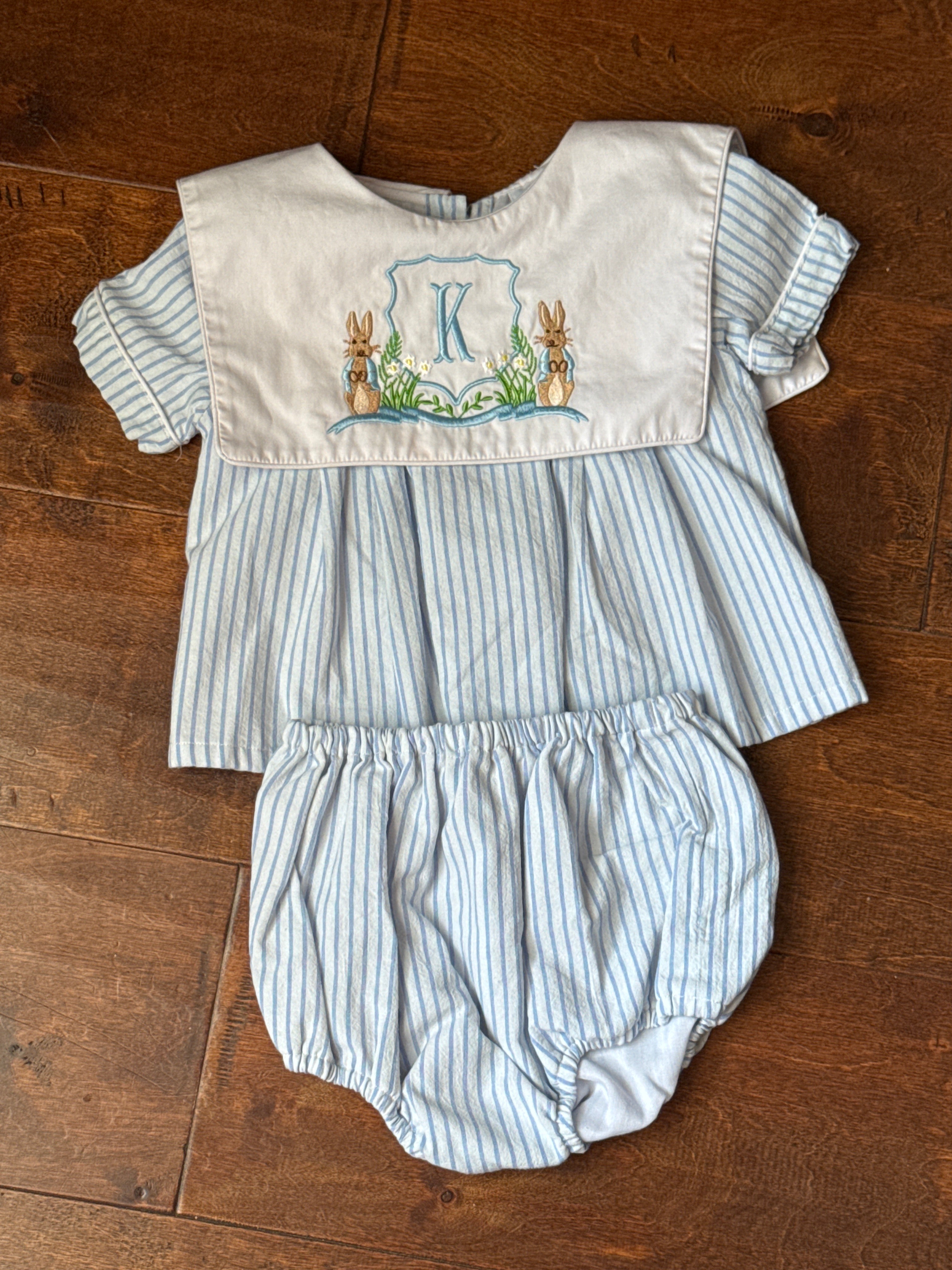 Busy Bee Smocks Diaper Set "K" 18M