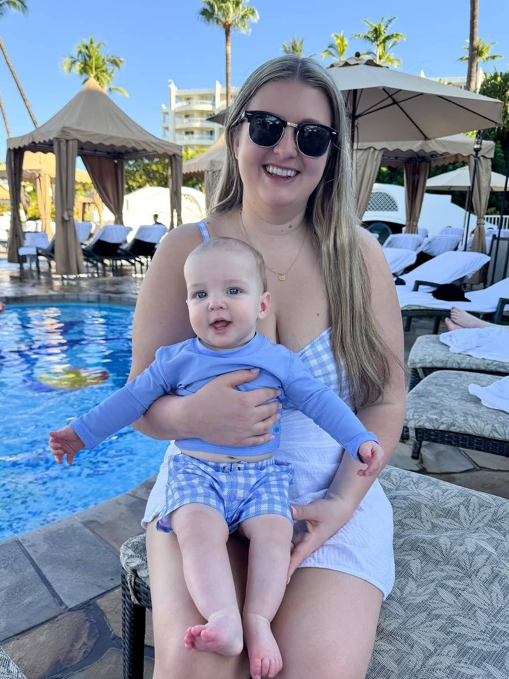 Periwinkle Blue Long Sleeve Rash Guard