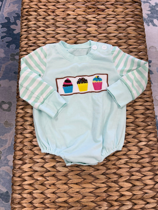 Cupcake Bubble Ls 6-12M