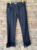 Principle Black Frayed Hem Denim 29