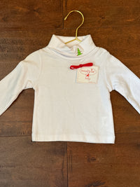 Mudpie Christmas Tree Turtleneck 9-12m
