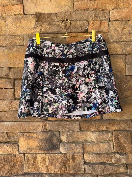 BPassionit Tiered Tennis Skirt Large