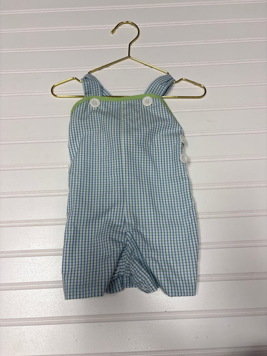 SF Gingham Sunsuit 9M
