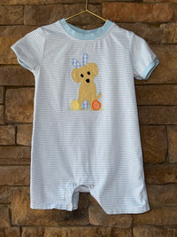 Jelly Bean Dog Easter Romper 12M