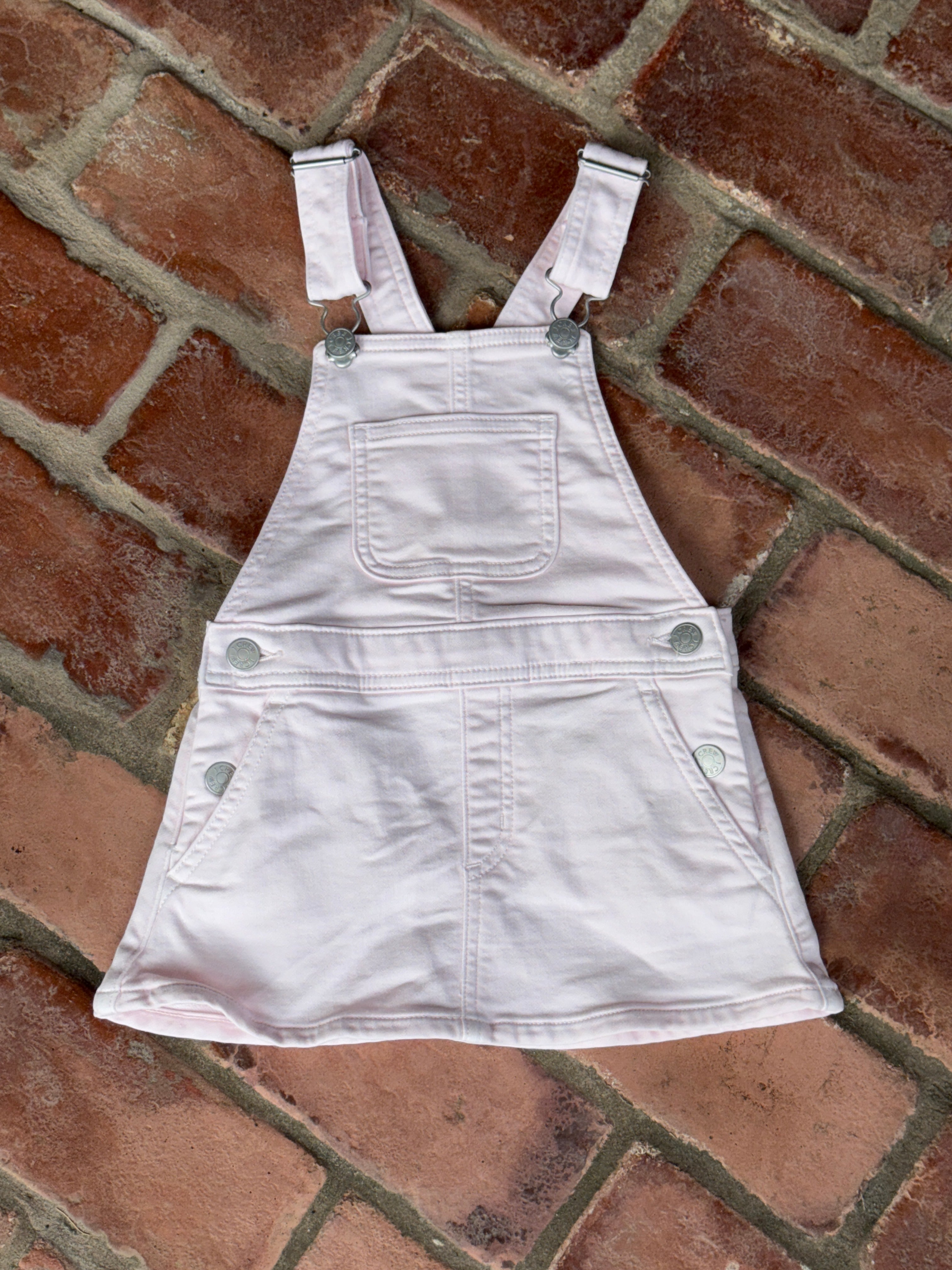 Crewcuts Pink Overall Dress 3