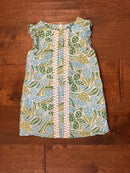Hartstrings TurqGreen Aline Dress 2T