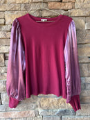 Jodifl Ls Wine Blouse M