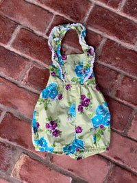 Kelly's Kids Floral Halter Bubble 12M