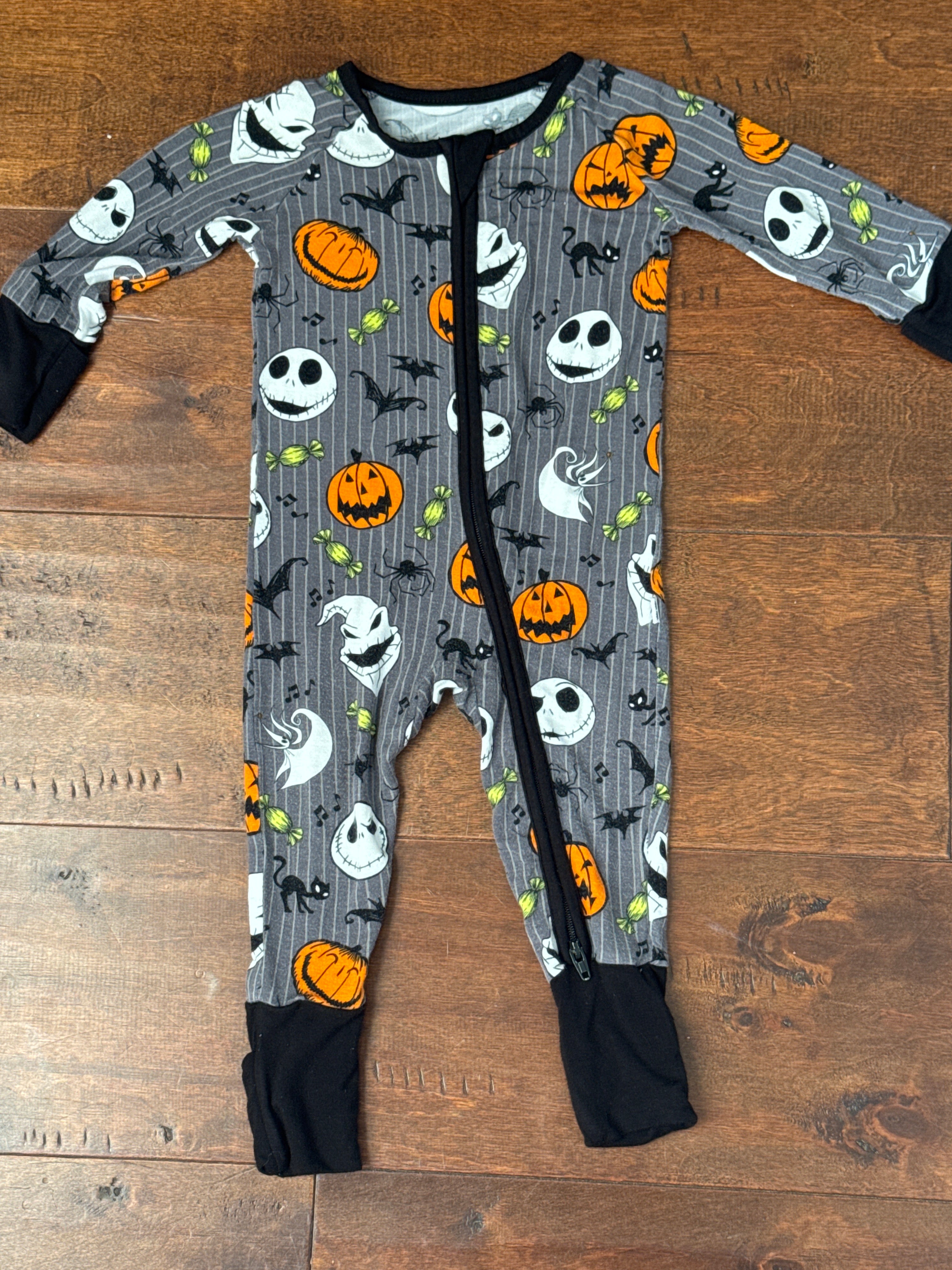 Little Sleepies Halloween Print PJs 0-3M