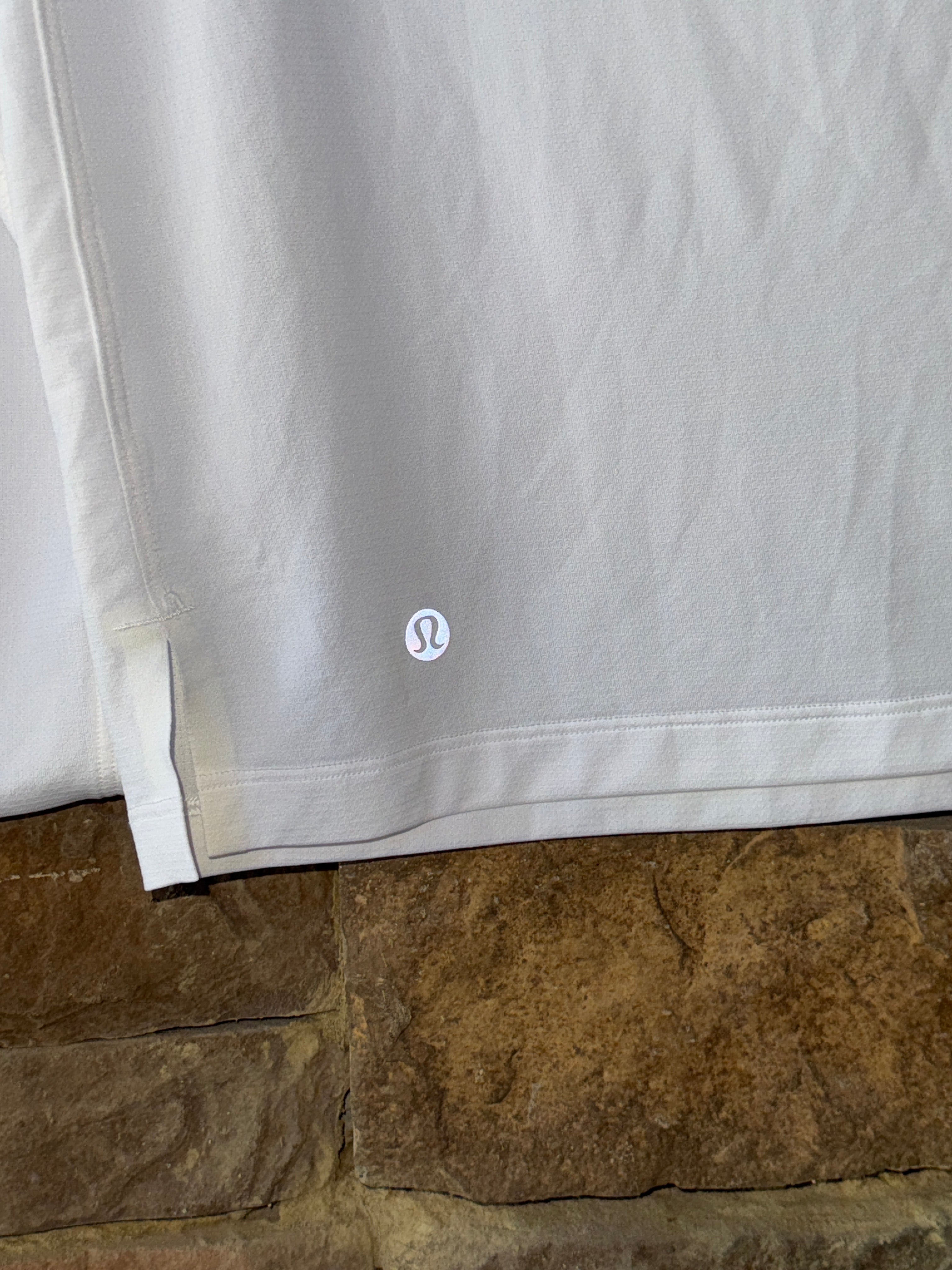 Lululemon White LS Active Top 8