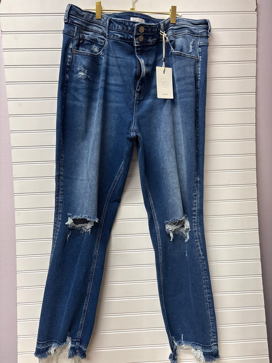 Kancan High Rise Slim Straight Denim 18W