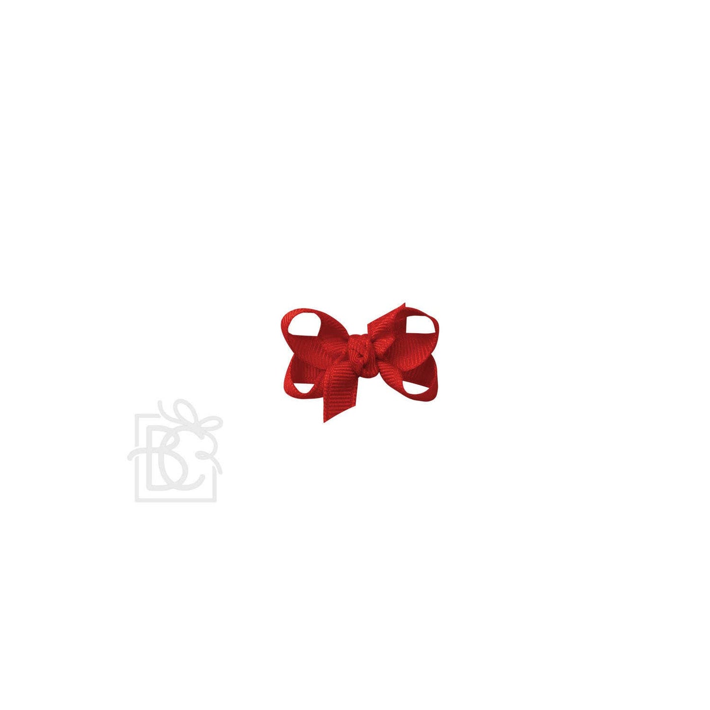 SIGNATURE GROSGRAIN BOW ON CLIP: 5.5" Huge - 2.25" Ribbon on Alligator Clip / FOREST GREEN