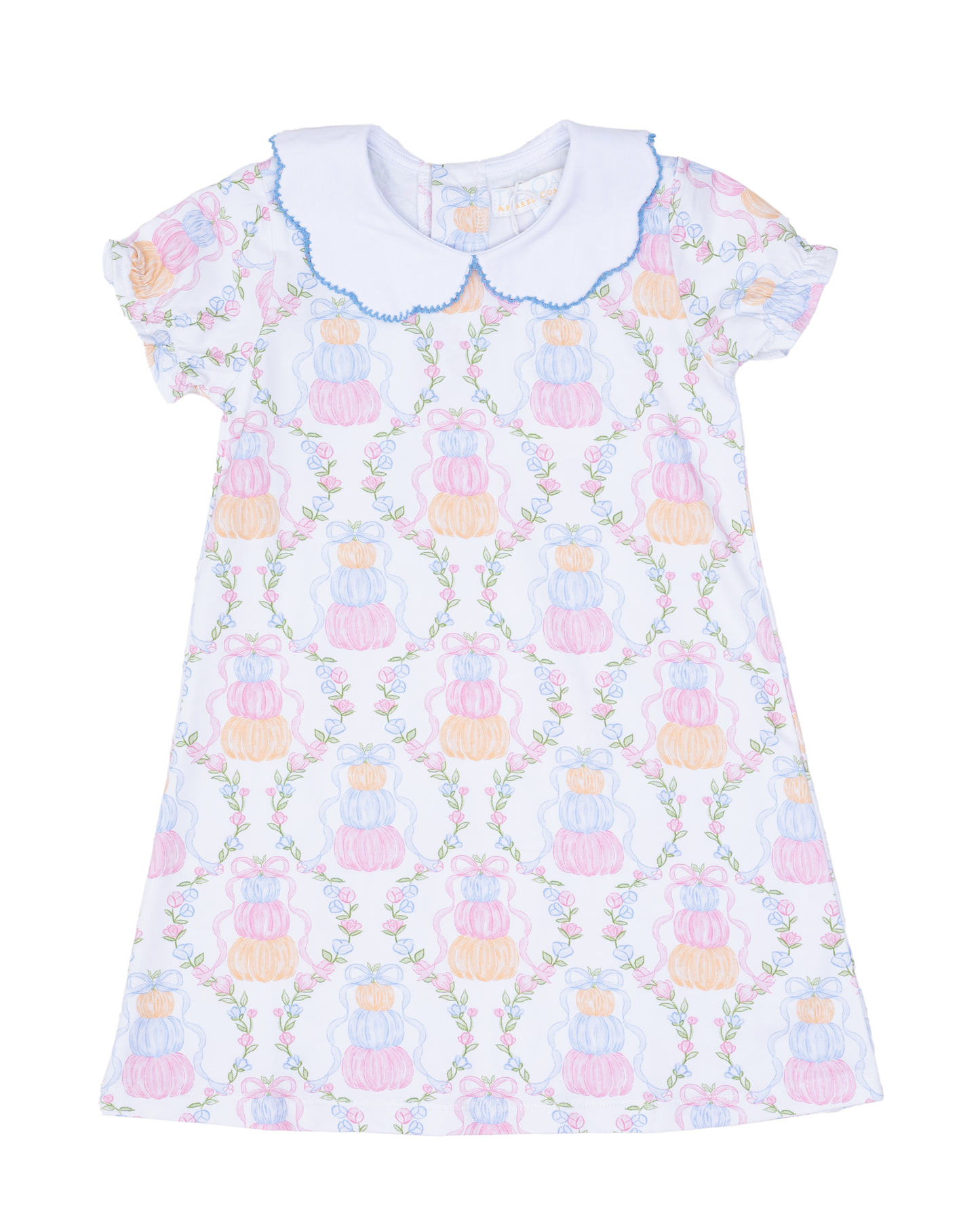 Presley Kait Pumpkin Trellis Dress