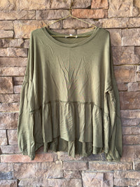 Karlie Ls Olive Top L