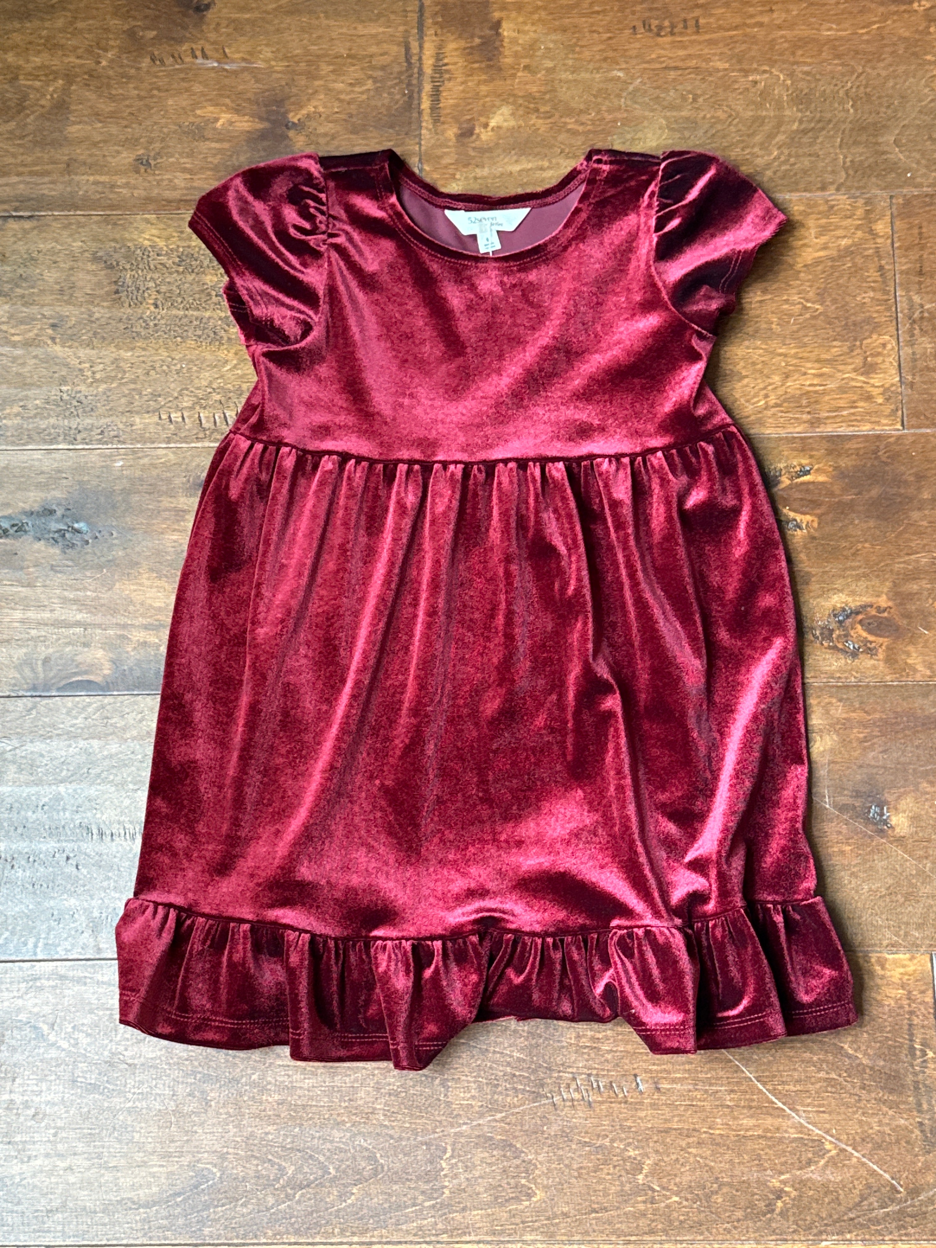 Burgundy Velvet Dress 6