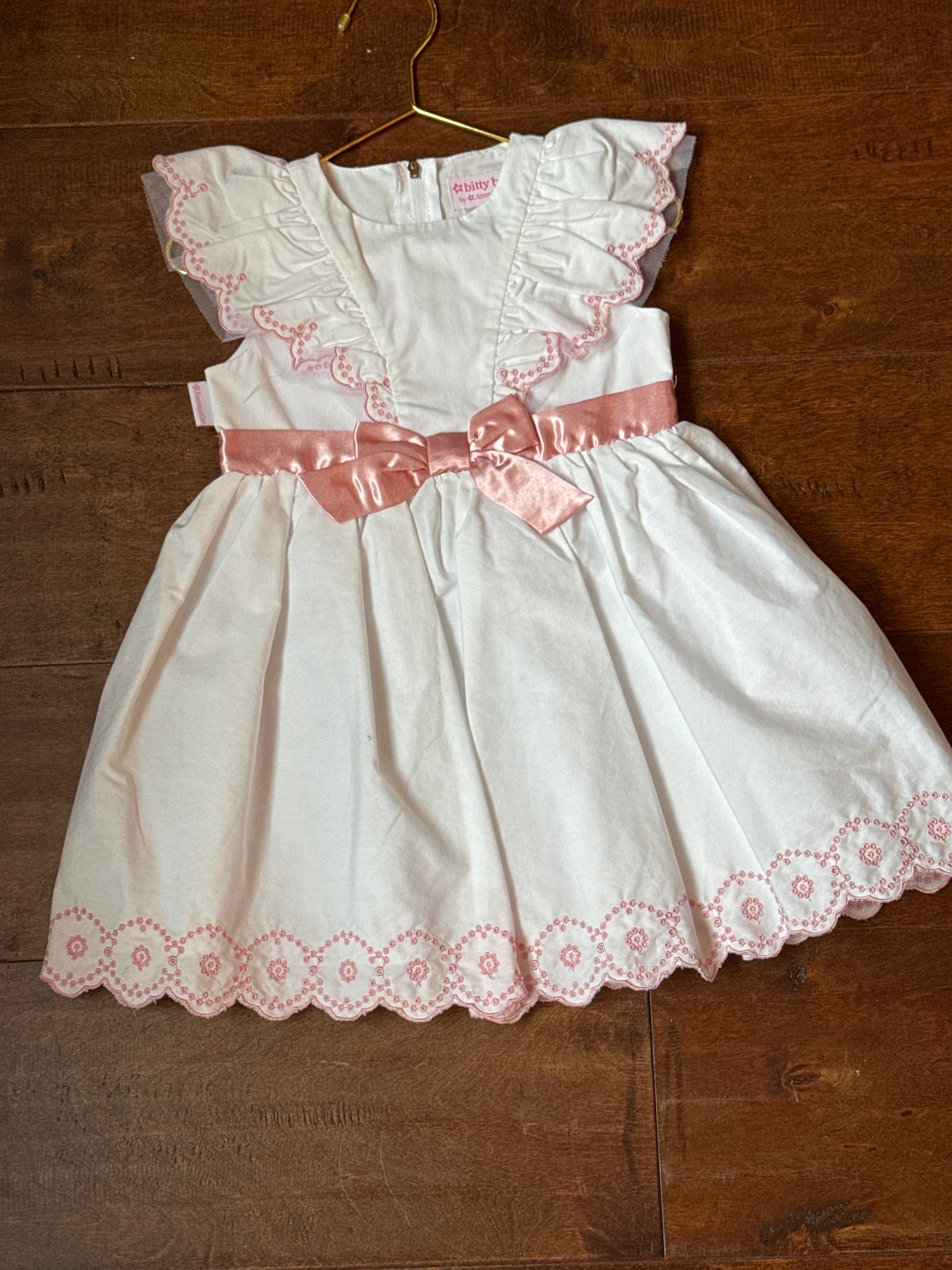 Bitty Baby American Girl Smocked Dress 2T