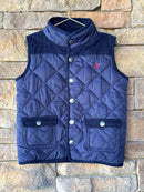 JOJO BEBE Cord Waffle Vest Navy 2T
