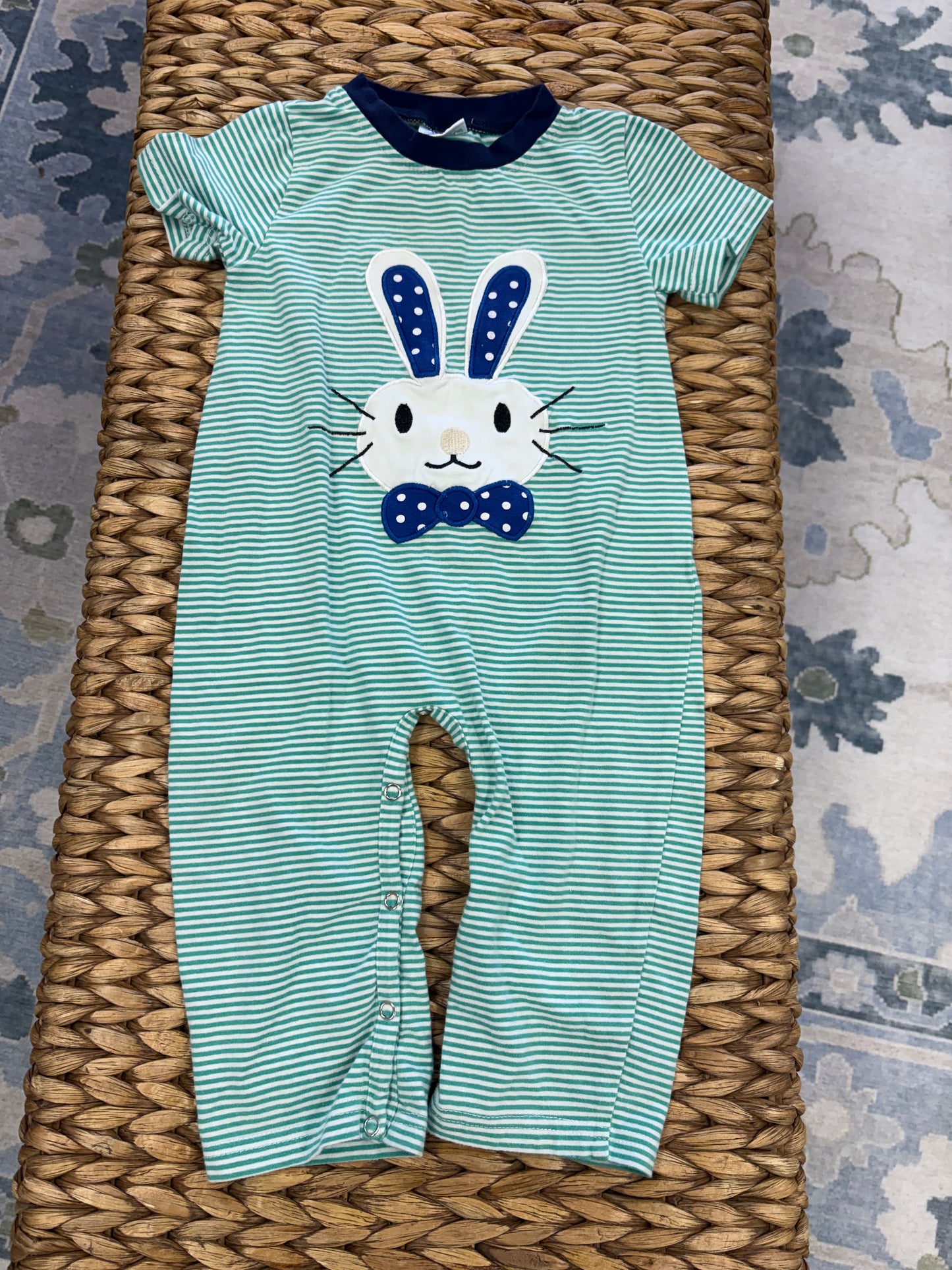 Striped Bunny Longall 12-18M