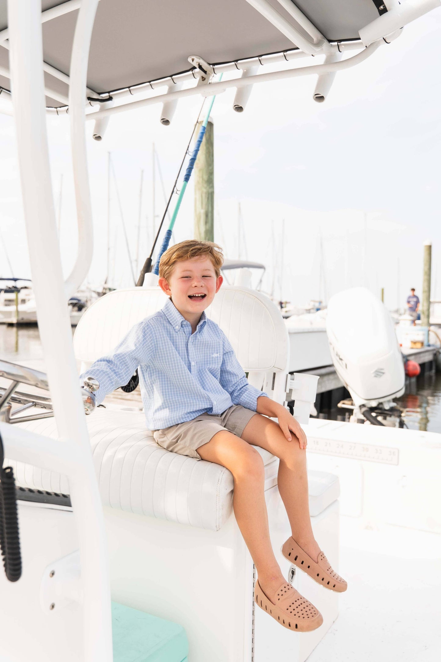 Abaco Performance Boys Short: Navy